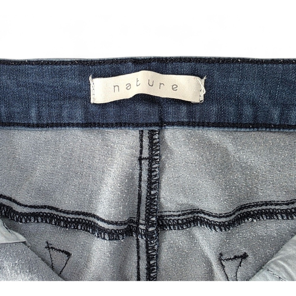 Nature Womens Skinny Jeans Dark Wash Stretch Denim Blue Size 11/29 - Picture 7 of 11